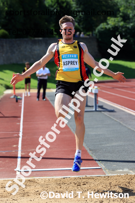 Decathlon long jump, 2025 EAP International Combined Events, Hexham, Northumberland.  Photo: David T. Hewitson/Sports for All Pics